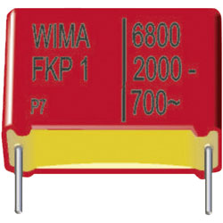 Wima FKP1R011004B00KS FKP1 1000pF ±10% 1250V Radial Polypropylene Capacitor