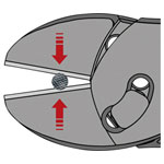 Knipex 73 72 180 F TwinForce® High Performance Diagonal Cutters + Opening Spring