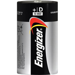 Energizer E300152200 Size D Alkaline Battery (Pack of 2)