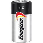 Energizer E300129500 Size C Alkaline Battery (Pack of 2)