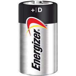 Energizer E300129200 Size D Alkaline Battery (Pack of 2)