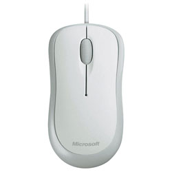 Microsoft 4YH-00008 Basic Optical Mouse For Business - White