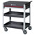 Toolcraft 553942 Service Trolley With Shelf 684 x 469 x 870 mm