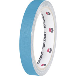 Toolcraft 403797 Fabric Adhesive Tape 10 m x 15 mm - Blue