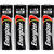 Energizer E300132900 Size AA Alkaline Battery (Pack of 4)