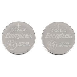 Energizer 638179 Size CR2450 Lithium Coin Cell (Pack of 2)