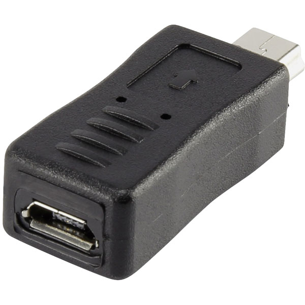 Renkforce 1365372 USB 2.0 Adapter Mini-B To Micro-B | Rapid Electronics