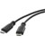 Renkforce 1359890 SuperSoft OTG Mirror Micro USB Cable 0.15m - Black