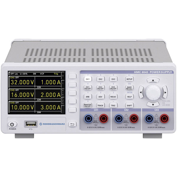 Rohde Schwarz Hmc8043 3593 1041k02 32v 3a 100w Triple Output