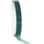 Toolcraft 291B06L66C Green Polyester Silicone Tape 6mm x 66m