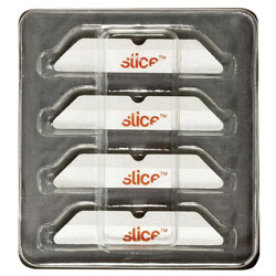 Slice 10404 Box Cutter Ceramic Blades - Rounded - 4 Pack