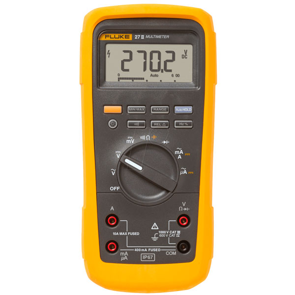 Fluke 27 II Rugged Digital Multimeter | Rapid Online