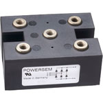 POWERSEM PSB 125-12 Single Phase Bridge Rectifier 1200V 124A Screw Terminals