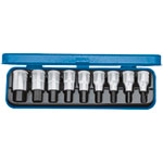 Gedore 6156250 IN 19 PM Screwdriver Bit Socket Set 1/2 9 pcs In-Hex 5-17 mm