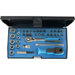 Gedore 2010348 D 20 KAU-20 Socket Set 1/4 37pc