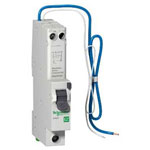 Schneider Electric EZ9D16810 1+N Pole Type AB RCBO 10A