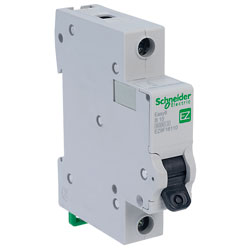 Schneider Electric EZ9F16110 EASY9 10A 1 Pole Type B Miniature Circuit Breaker