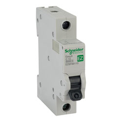 Schneider Electric EZ9F66110 EASY9 10A 1 Pole Type C Miniature Circuit Breaker