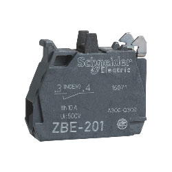 Schneider Electric ZBE101 XB4 XB5 series Contact Block 1NO Screw Terminal