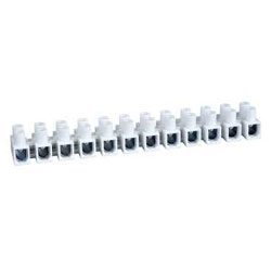 Schneider Electric 3000440 12-Way Terminal Strips White 30A (pack of 10)