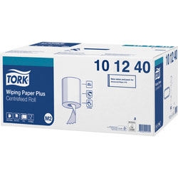 Tork 101240 Wiping Paper Plus Centrefeed Roll - 6 Rolls of 457 Sheets