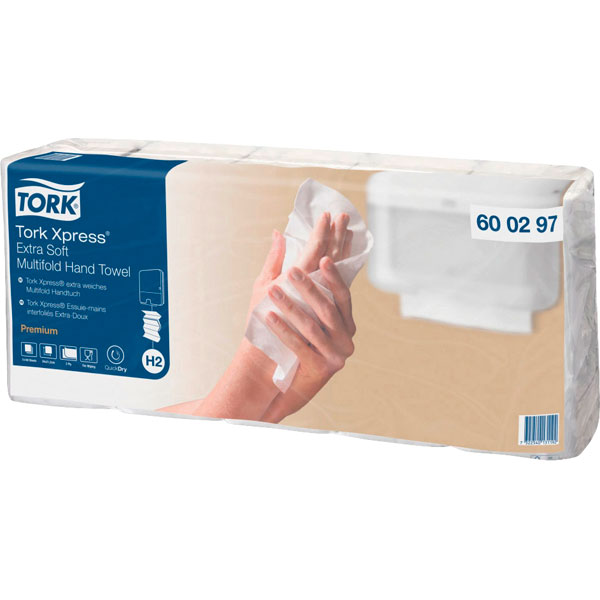 Tork 600297 Xpress Extra Soft Multifold Hand Towel 21 x Bundles of 100 ...