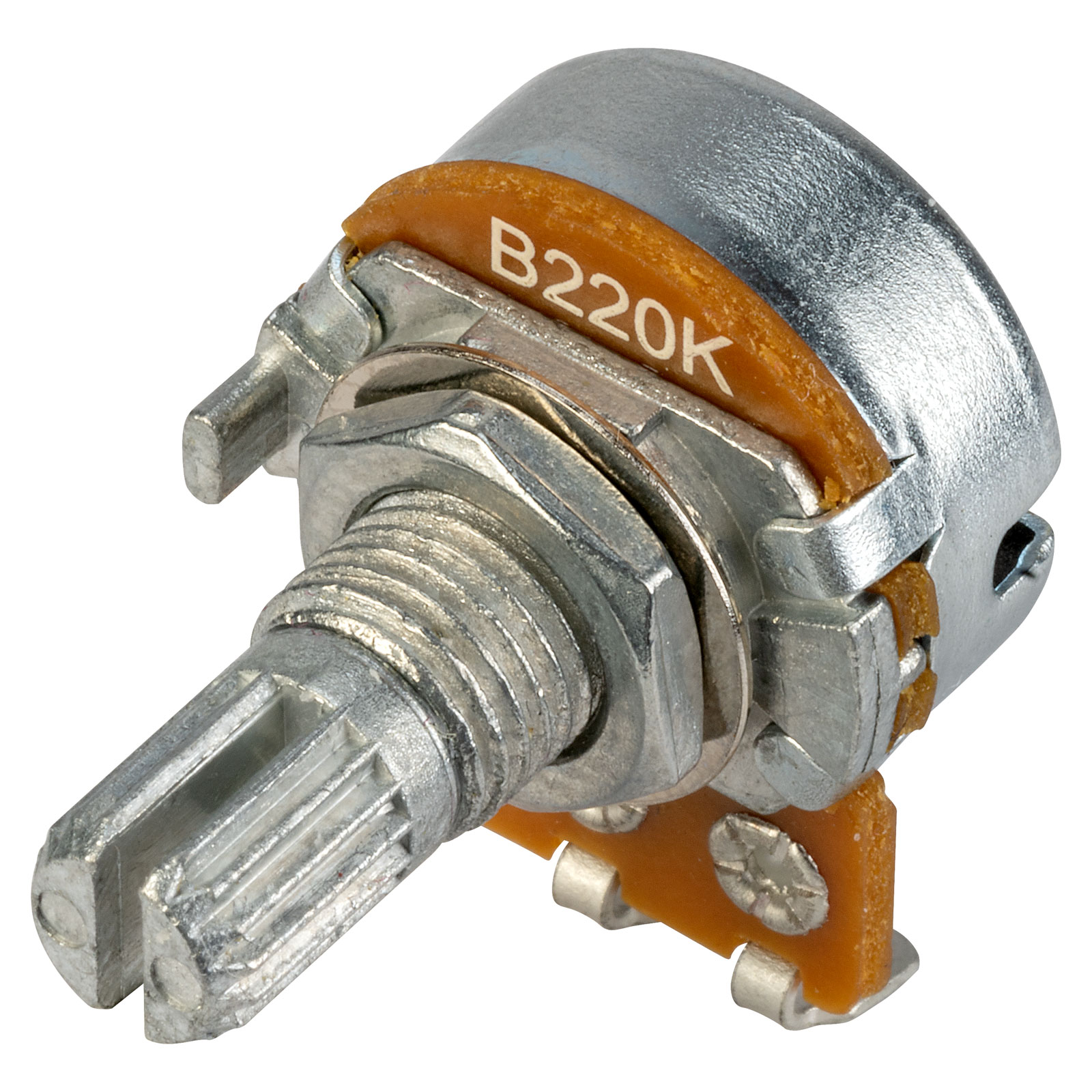 Taiwan Alpha RV16AF 220K Linear 16mm Metal Case Solder Lug