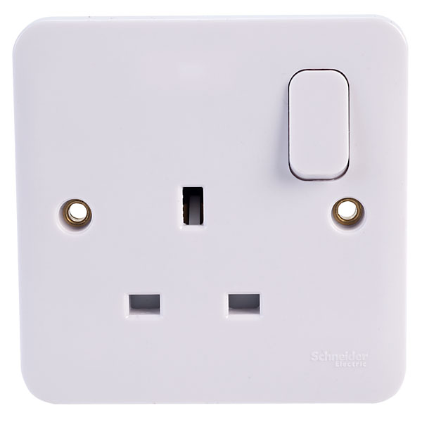 6x British General Stainless Steel Single Switched 1 Gang Socket Double 13 Amp for sale online 