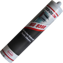 Teroson 1845107 MS 9360 Elastic Adhesive Black 310ml