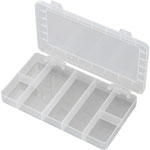 TruComponents PP07-01 Assortment Box 192 x 110 x 24mm - 7 Fixed Compartments