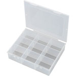 TruComponents E-112-1 Assortment Box 190 x 145 x 42mm - 9 Fixed Compartments