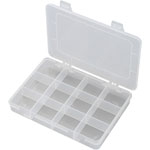 TruComponents E-110 Assortment Box 184 x 124 x 25mm - 12 Fixed Compartments