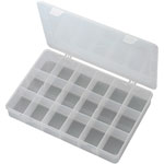 TruComponents PP18-01 Assortment Box 278 x 192 x 43mm - 18 Fixed Compartments