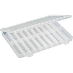 TRU Components Assortment Box 250 x 180 x 24mm - 20 Fixed Compartments