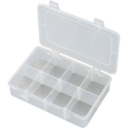 TRU Components EKB-210 Assortment Box 181 x 117 x 39mm - 8 Variable Compartments