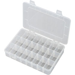 TRU Components EKB-206 Assortment Box 200 x 130 x 35mm 24 Variable Compartments