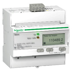 Schneider Electric A9MEM3255 3 Phase kWh Energy Meter CT Modbus MID