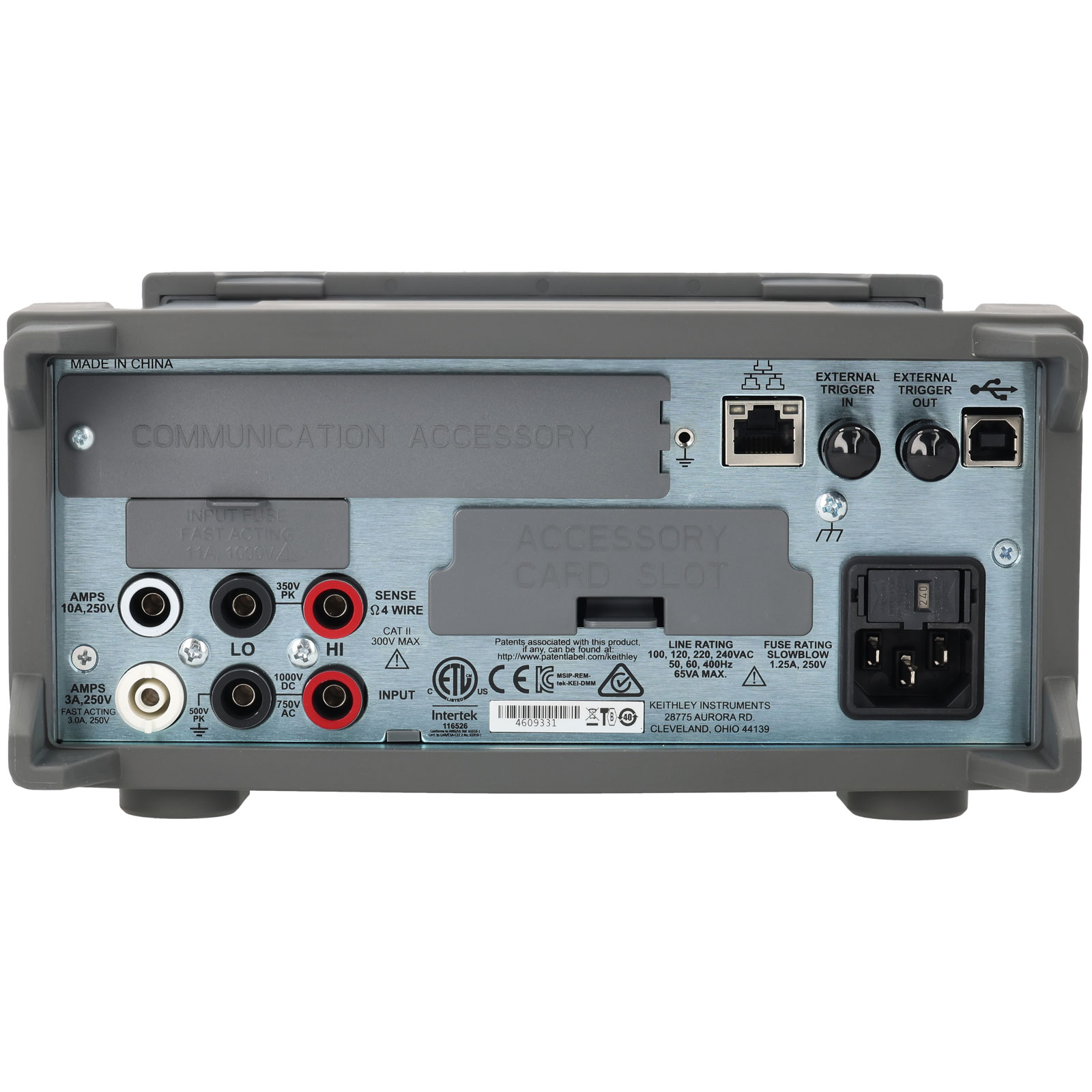 Keithley DMM6500 6½-Digit Touchscreen Multimeter | Rapid Keithley DMM6500 6½-Digit Touchscreen Multimeter | Rapid