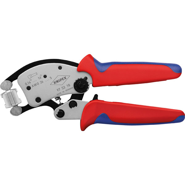 Knipex 97 53 18 Twistor16 Self Adjusting Crimping Pliers For Wire End Sleeves Rapid Electronics