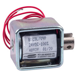 HE & BS BENSON BDC3/09/24/C/P BDC3L/24VDC/100%/6.5W PULL SOLENOID