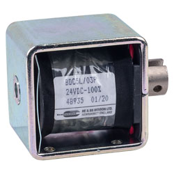 HE & BS BENSON BDC5/03/24/C/P BDC5L/24VDC/100%/15W PULL SOLENOID