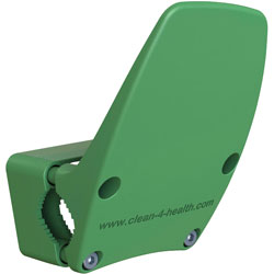 Clean 4 Health 957.0000 Hands-Free Door Opener Polyamide 71 x 105 x 78mm - Green