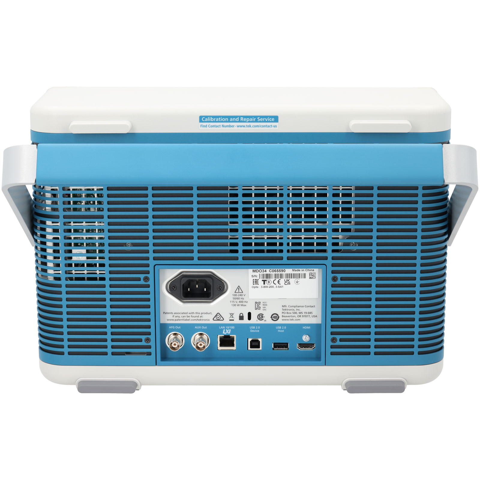 Tektronix MDO34 3-BW-200 Mixed Domain Oscilloscope 4x 200MHz