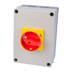 Garo SS 363 IP65 3 Pole Rotary Isolator Switch 63A