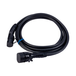 Replenishh 65-4215 32A single phase Type2-Type2 EV charging cable 10M Black