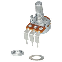 Taiwan Alpha RV16AF-41-17K-C20K-3 20K Rev-Log 16mm Metal PC mount Potentiometer