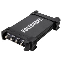 VOLTCRAFT DSO-3204G USB 4 Channel Oscilloscope 200 MHz 250 MS/s 16 KP - ISO