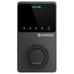 Sevadis EVAUTDSSEVO-BLK MaxiCharger Smart Online AC Wallbox 7.4 kW Socket Blk