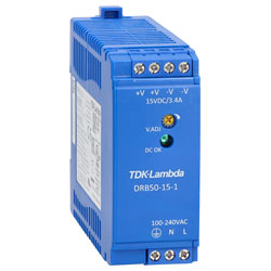 TDK-Lambda DRB50-15-1 15V 3.4A 50W Single Output Din Rail Power supply