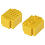 TruComponents 654955 Breadboard Yellow Pins:25 (L x W) 20 mm x 15 mm